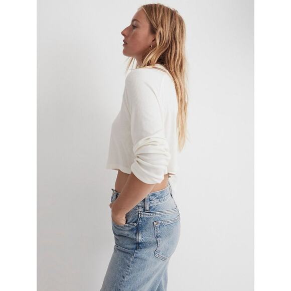 Madewell Raglan Supercropped Tee - Picture 2 of 7